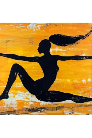 Aanbieding Yoga schilderij